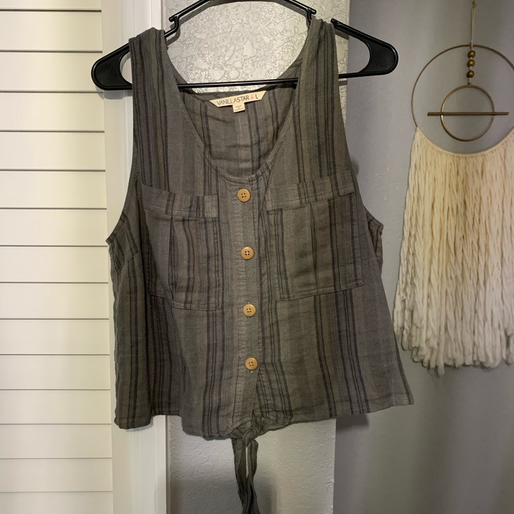 Striped tank top